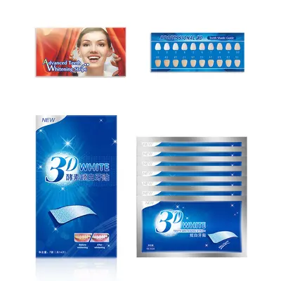 Diş Beyazlatma Bantları 3D 5D 9D Tek Parça Sararma Giderici Bant 7 Çift ve 14 Çift - 7