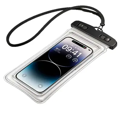 Mobile phone waterproof bag IPX8 level with touchscreen for swimming