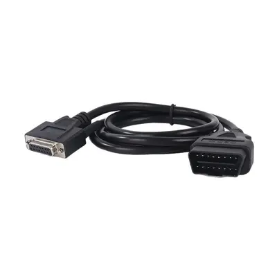 1.5 m OBD Vehicle Diagnostic Cable, OBD Male to DB15P Double-Row Female Adapter