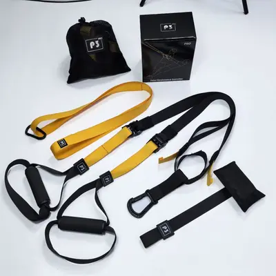 p3trx Suspension Training Strap for Home Yoga and Resistance Workouts - 9