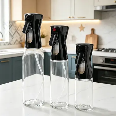 Press-Type Kitchen and BBQ Oil Sprayer Bottle for Air Fryer