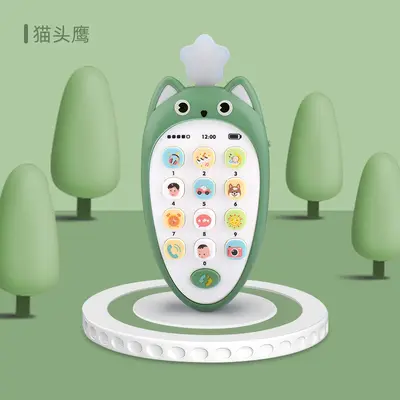 Baby Musical Toy Phone with Projection Puzzle for Early Education - 9