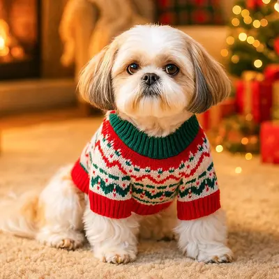 PETCIRCLE Noel Haustierkleidung Herbst- und Winterkleidung 2025 Katzen- und Hundekleidung Katzen-Halloween-Pullover-Kollektion