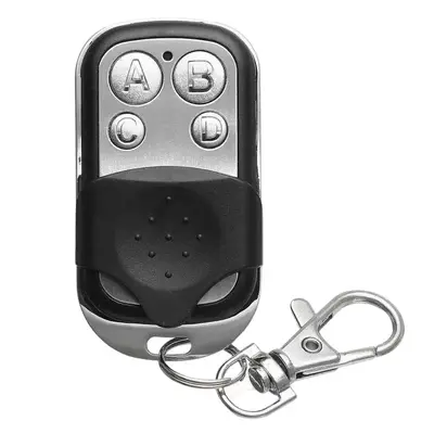 Export Brazil Metal 4-Button Copy Clone Garage Door Retractable Door Rolling Shutter Electric Door 433MHZ Rolling Code Remote Control