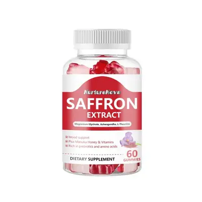 Saffron Extract Gummies, 60 Count