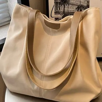 Canvas Tote Bag, Large Capacity, Simple Design for Women - 6