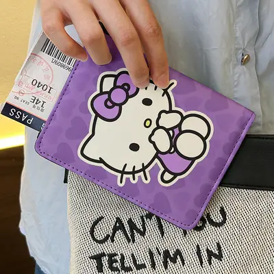 Sanrio Hello Kitty pasaport ve kart tutucu - 9