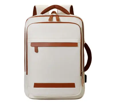 Expandable Large Capacity Unisex Business Backpack with Laptop Compartment - 9