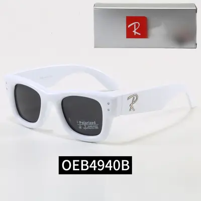 Unisex Square Rhinestone Sunglasses for Round Faces - 11