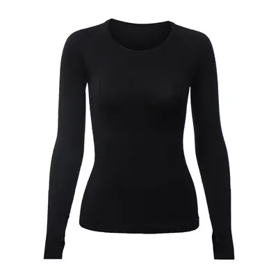 Seamless Tight Long Sleeve Women's Yoga Top, High Stretch, Quick-Dry - 7