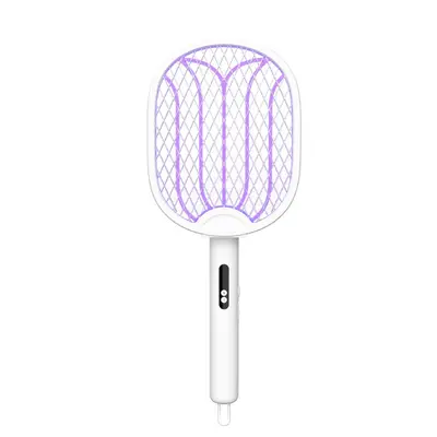 Foldable Electric Mosquito Swatter with UV Light Mosquito Attractant USB Home Charging Mosquito Killer Lamp New Model Multifunctional Retractable Mosquito Swatter