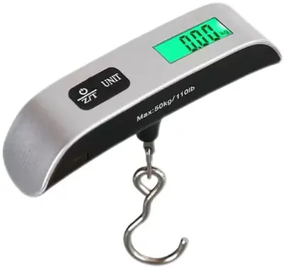 Kofferwaage Reisegepäck-Hängewaage 50kg tragbare tragbare digitale Waage Haushalts-Reisewaage Mini-Handwaage Gewichtswaage - 7