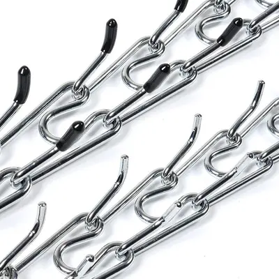Detachable Metal Dog Training Chain Collar with Iron Buckle