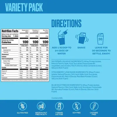 Grenzüberschreitend verfügbares Molkenproteinpulver CLEARPROTEIN klares Milchproteinpulver mit Fruchtgeschmack, Export, hochproteinhaltig