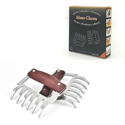 Ayı Pençeli Et Ayırıcı Çok Fonksiyonlu BBQ Mangal Aracı