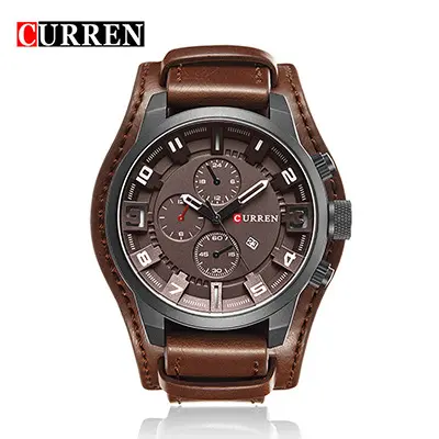 CURREN 8225 erkek saati, büyük kadran, su geçirmez, takvim fonksiyonu - 9