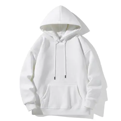 Vintage Streetwear einfarbiges Kapuzen-Sweatshirt für Herren und Damen, Winter, fleecegefüttert, verdickt, lockerer Schnitt, Paar-Outfit, Werbe-Jacke
