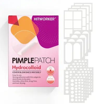 Hydrocolloid-Pickelpflaster, unsichtbar, atmungsaktiv, großformatig