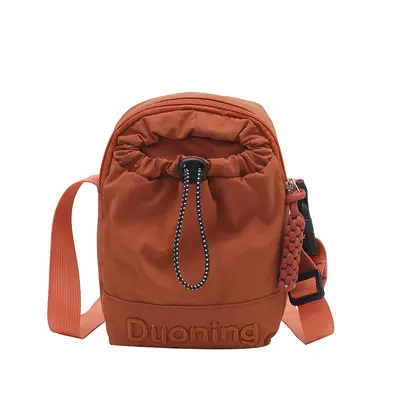 2025 New Crossbody Water Bottle Bag Lightweight Walking Shoulder Bag Mobile Phone Small Bag Fabric Fashion Simple Casual Single Shoulder Bag - 10