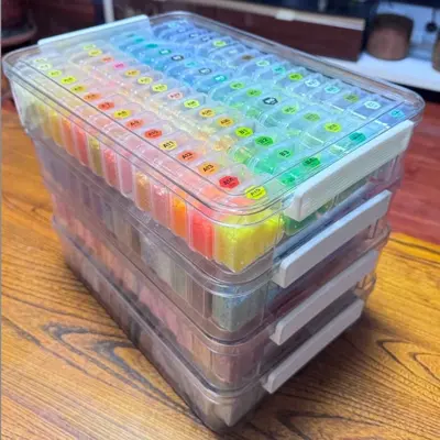 Perler Beads Storage Set with 75 Small Boxes