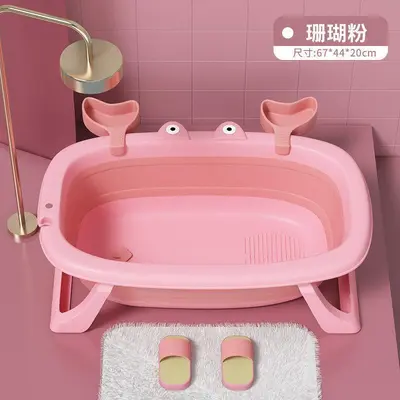 Newborn Baby Bath Tub with Raised Bottom Support, Extra Large - 9