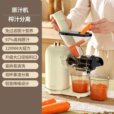 Horizontale Slow-Juicer mit Weithalsmundstück und automatischer Tresterabscheidung - 7