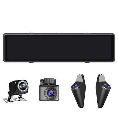 4K Dashcam-DVR mit Parkplatz-Schutz und Rückspiegel - 6