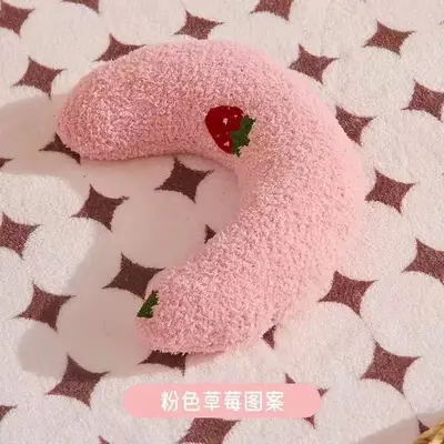 U Tipi Ay Kedi ve Köpek Yastığı, Boyun Desteği, Derin Uyku, Kalın Dolgu - 8