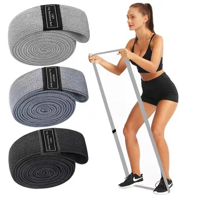 Spor fitness elastik halka direnç bandı, barfiks ve ağırlık yoga bandı