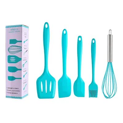 Silicone spatula scraper brush egg beater silicone kitchen utensils 5-piece kitchen utensils set kitchen cooking tools - 11
