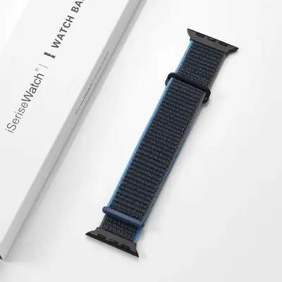Nylon Loop Hook-and-Loop Band for Apple Watch Series 11, Compatible with iWatch 4-10 - 12