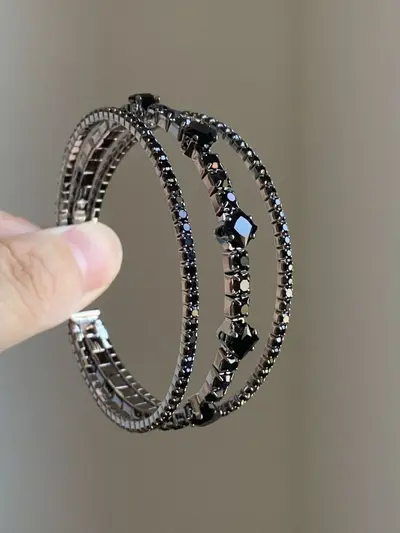Perlenarmband mit Zirkonia, Prinzessinnen-Stil - 8