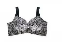 Wireless Push-Up Bra, Leopard Print - 10