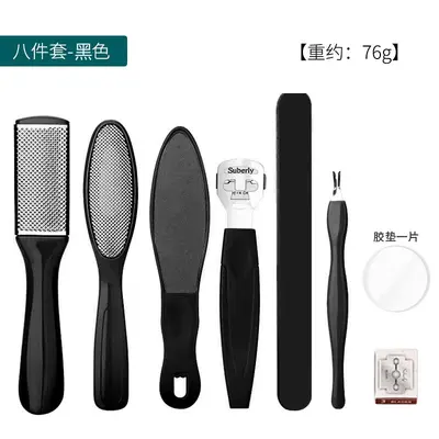 8'i 1 arada ayak törpüsü seti paslanmaz çelik ayak törpüsü nasır sökücü pedikür aleti ayak öğütücü pedikür ayak bakımı.