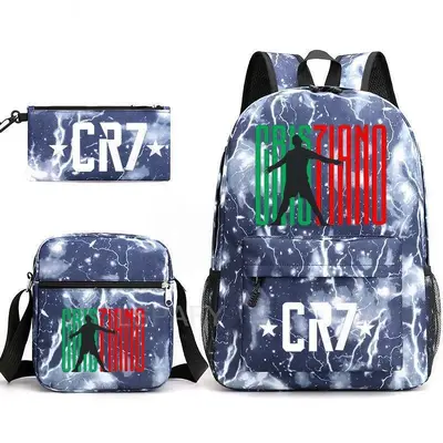 CR7 Oxford Cloth Backpack, Unisex Outdoor - 9