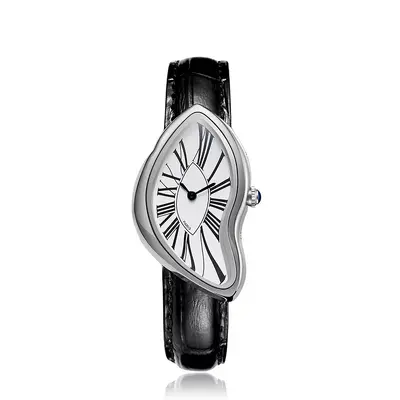 New Men's Watch Irregular Fashion Versatile Women's Vintage Wristwatch High Quality Lightweight Luxury Niche Cross-Border Quartz Watch - 8
