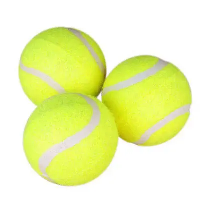 Köpek oyuncağı elastik tenis topu, büyük, orta ve küçük boy, kauçuk - 6
