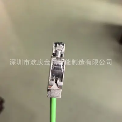 Ethernet konnektör bıçak kontağı, paslanmaz çelik yaylı kontak, çinko alaşım kasa - 4