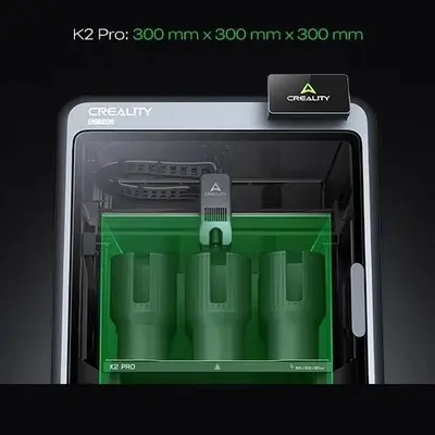K2Pro 3D Printer, High-Speed Printing, Active Heated Print Chamber - 7