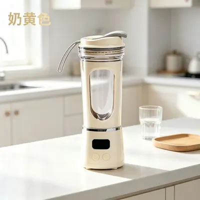 跨境新款家用小型榨汁机便携式搅拌料理机充电榨汁杯多功能果汁杯 - 7