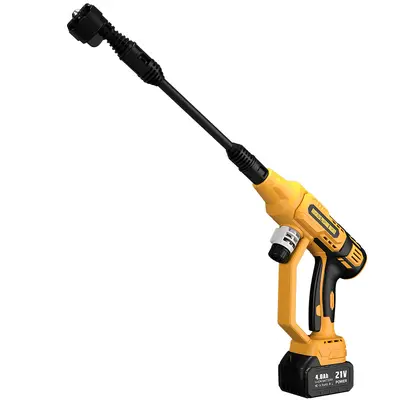 Portable Cordless High-Pressure Car Washer, Lithium Battery, Brushless, 4 Speeds - 6