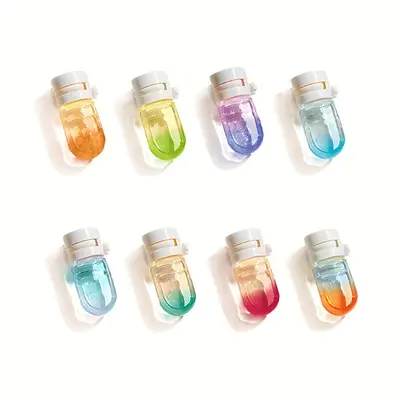 Colored hair care oil, nourishing portable set