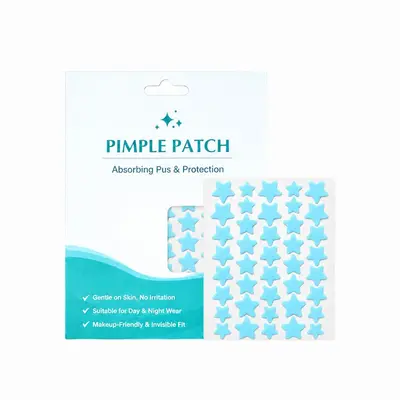Star-Shaped Hydrocolloid Acne Patch Thin and Breathable - 9
