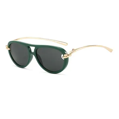 Unisex Toad-Shaped Double-Bridge Sunglasses, UV Protection - 12