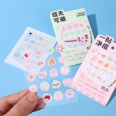 Thin Breathable Hydrocolloid Acne Patch, Can Be Worn Under Makeup - 5