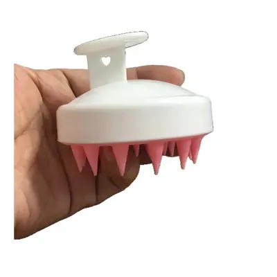 Silicone shampoo massage brush, soft rubber bristle scalp cleansing comb, dual-use dry and wet bath and shampoo brush, hair salon.