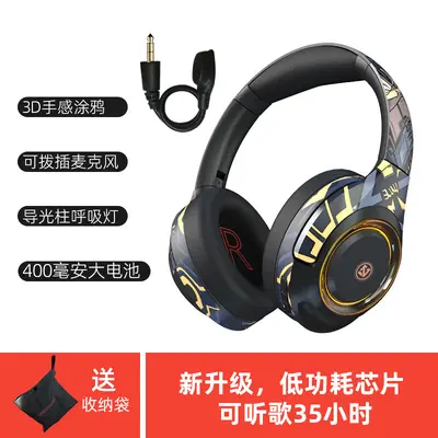 LULE Kabelloses Bluetooth-Kopfhörer Over-Ear Kabelgebundenes Gaming-Headset für Computer E-Sport-Kopfhörer Wasserdicht Sport Amazon Hot Model - 7