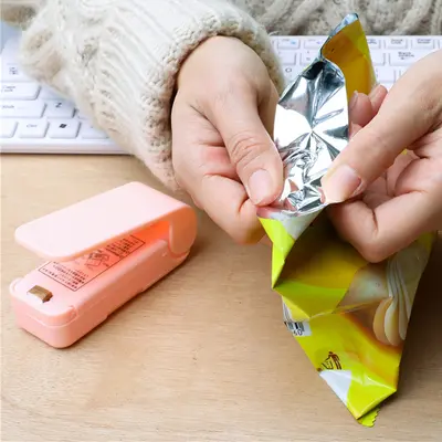 便携迷你封口机 食品塑料袋塑封机 家用小型手压热封机密封机批发