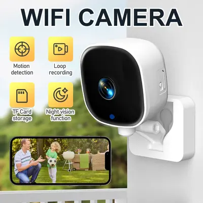 K7 WiFi kamera, fiş tipi, iki yönlü ses, uzaktan