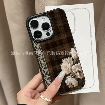 Plaid Phone Case for iPhone 16 Pro Max